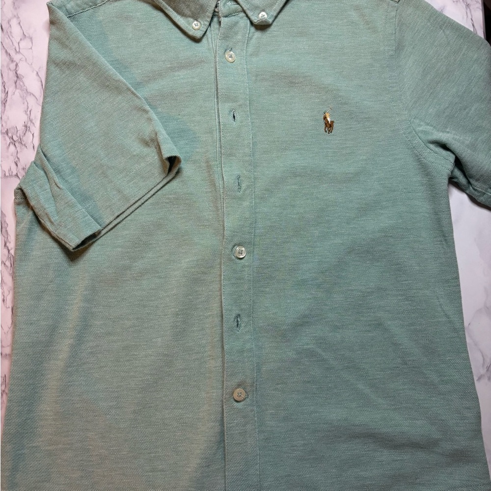 Boys Green Polo Shirt